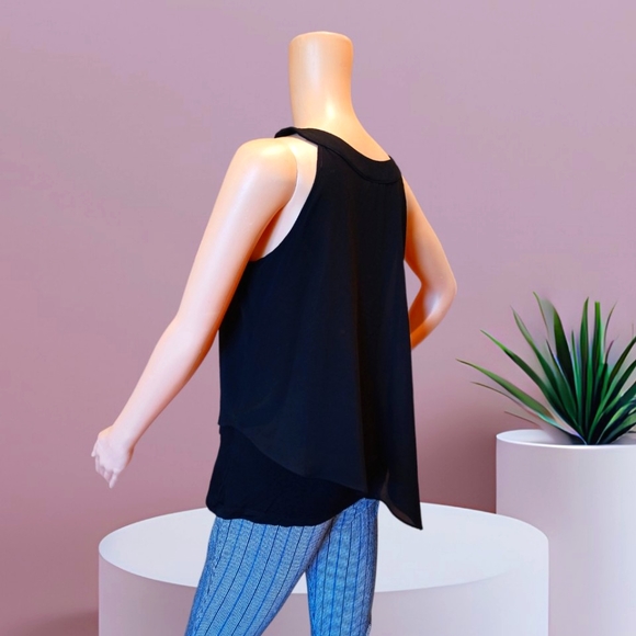 IZ Byer Women's Black O Ring Halter Neck Blouse - Picture 5 of 16